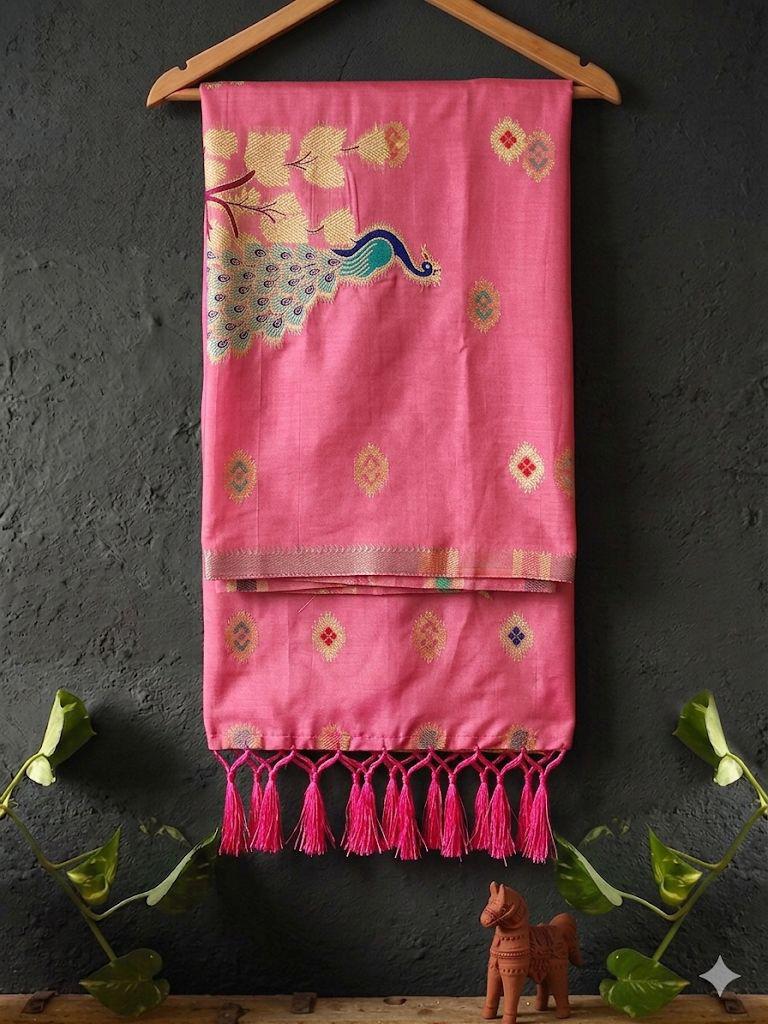 Cotton Soft Saree ₹1200 – Latest Saree Collection Kerala - Image 3