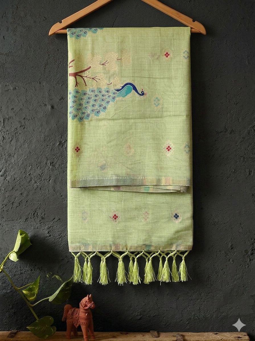Cotton Soft Saree ₹1200 – Latest Saree Collection Kerala - Image 2