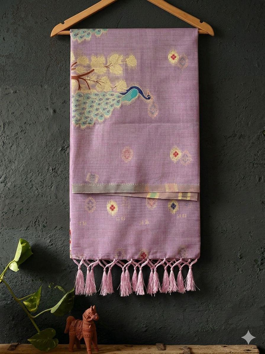 Cotton Soft Saree ₹1200 – Latest Saree Collection Kerala - Image 4