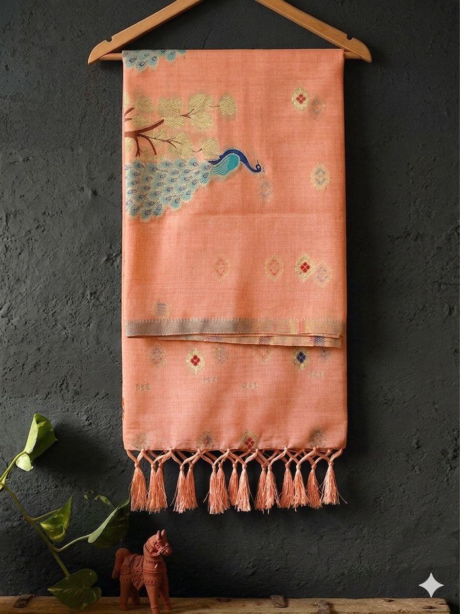Cotton Soft Saree ₹1200 – Latest Saree Collection Kerala - Image 5