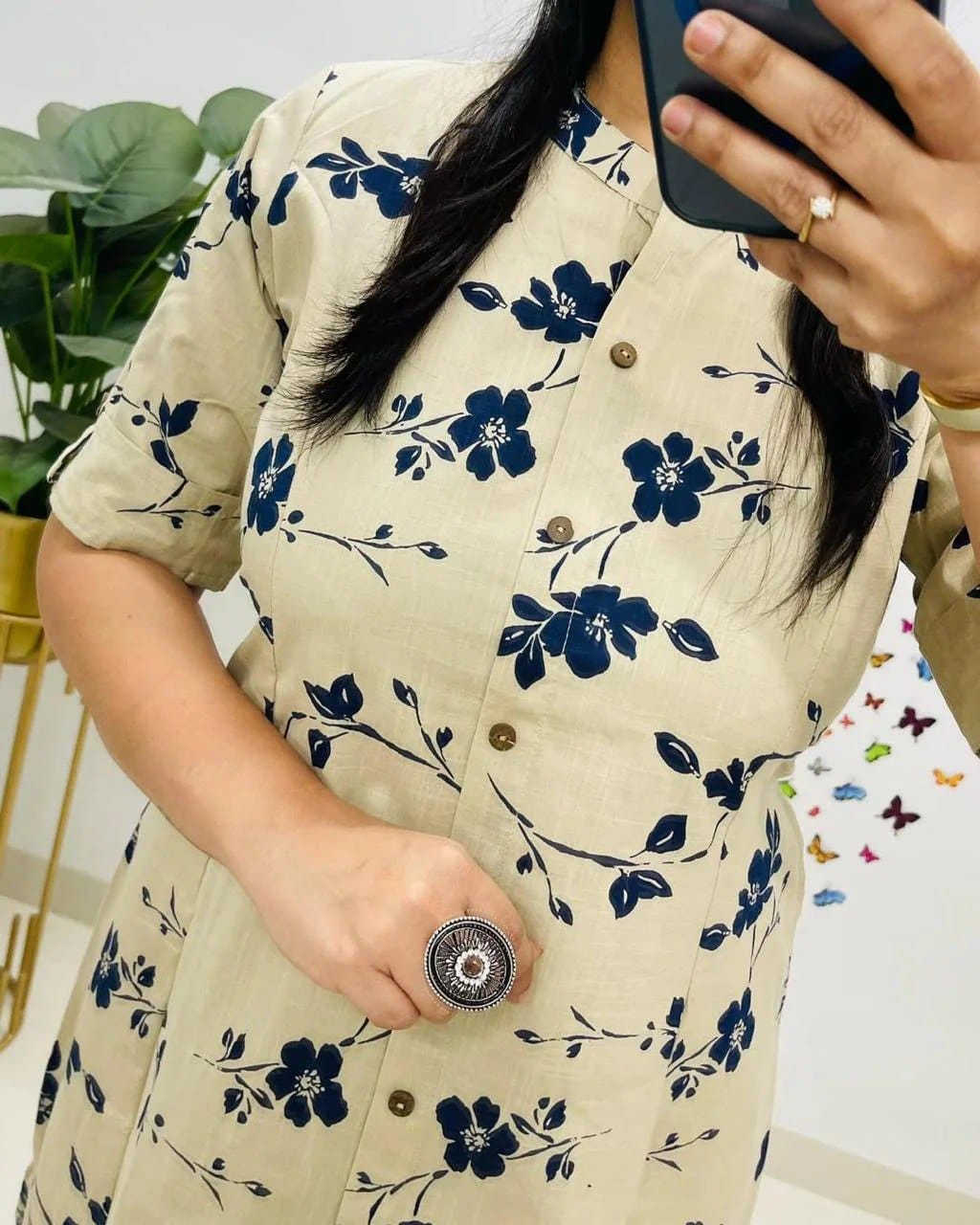 Designer Co-Ords Set for Women with Aline Kurti and Pant