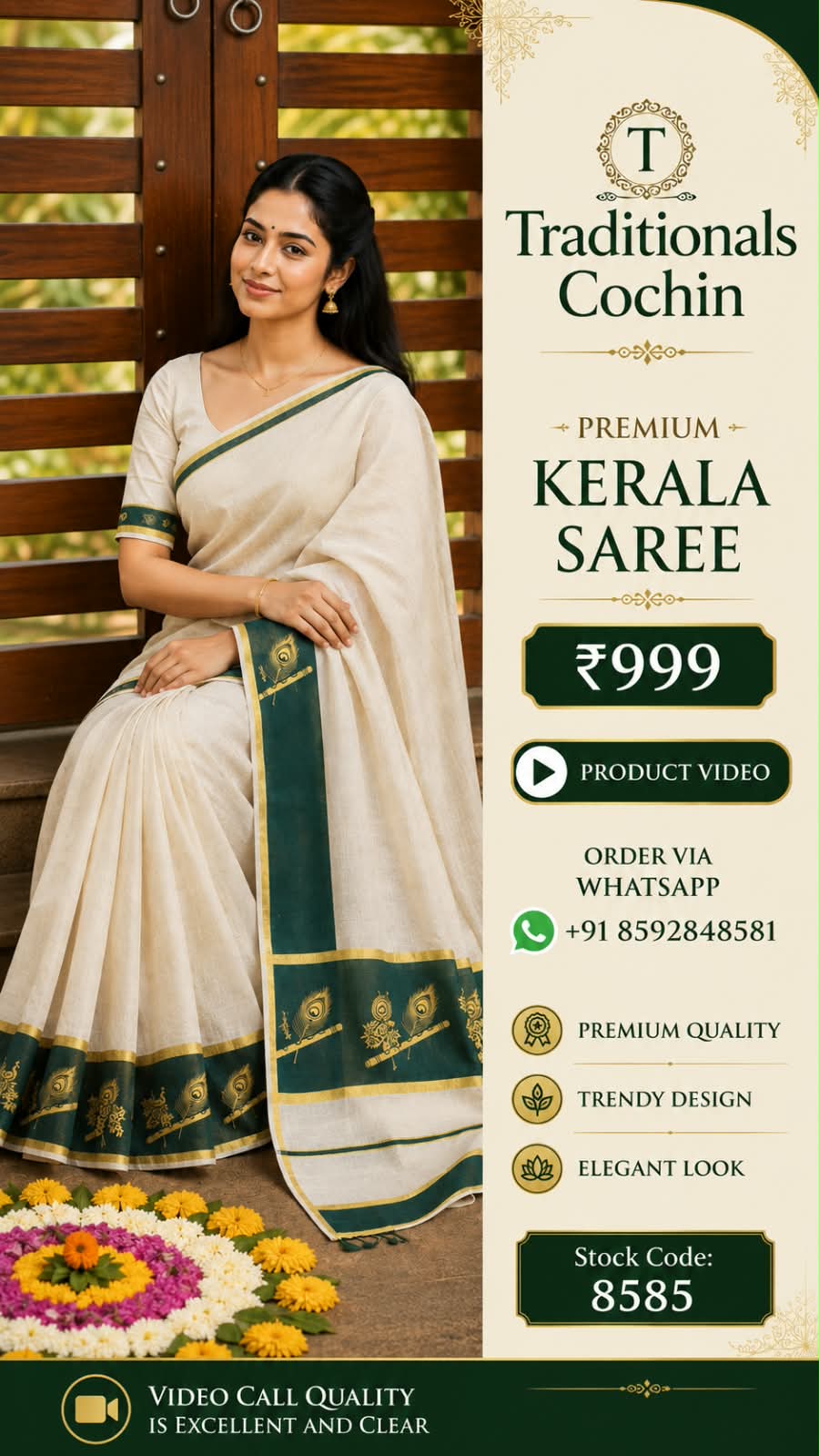 Traditionals Cochin Kerala Saree